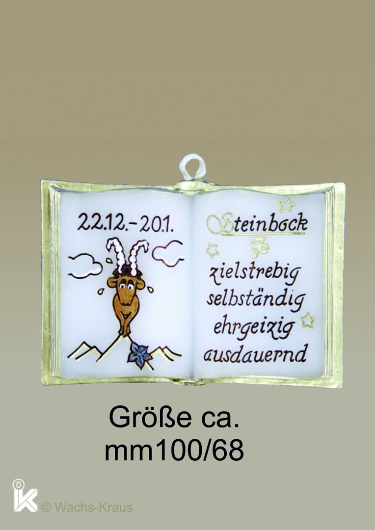 Wachsbuch Steinbock