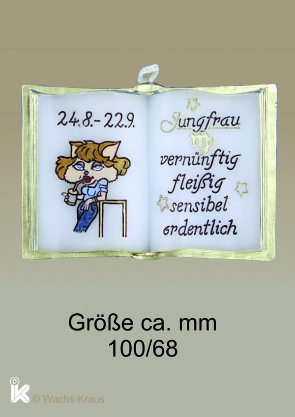 Wachsbuch Jungfrau
